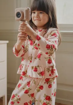 Konges Slojd pantaloni de catifea pentru copii VELULA PANTS GOTS cu model, KS104461 imagine