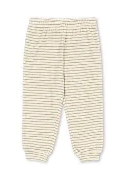 Konges Slojd pantaloni de trening din bumbac pentru copii ITTY SWEAT PANTS GOTS culoarea galben, cu model KS103830 imagine