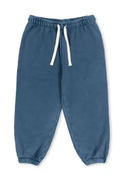 Konges Slojd pantaloni de trening din bumbac pentru copii LOU WASHED SWEAT PANTS OCS uni, KS104347 imagine