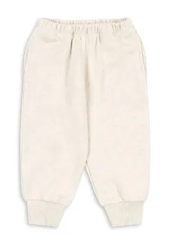 Konges Slojd pantaloni de trening din bumbac pentru copii LOUPY LOU SWEAT PANTS OCS culoarea gri, melanj, KS104349 imagine