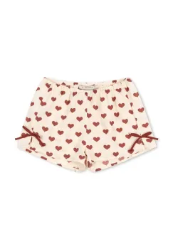 Konges Slojd pantaloni scurti AVA SLIT SHORTS GOTS culoarea roz, KS103074 imagine