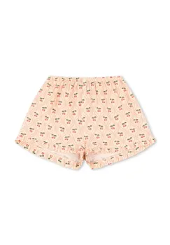 Konges Slojd pantaloni scurti COCO SHORTS GOTS culoarea portocaliu, KS103206 imagine
