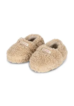 Konges Slojd papuci de casa GLOBE FOOTIES culoarea bej, KS103472 imagine