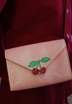 Konges Slojd portofel LOVE LETTER WALLET culoarea roz, KS103876 imagine