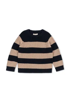 Konges Slojd pulover de lana pentru copii VITUM KNIT SWEATER culoarea bleumarin, KS104041 imagine