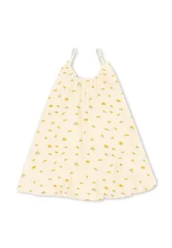 Konges Slojd rochie din bumbac pentru copii culoarea bej, mini, evazati imagine