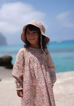 Konges Slojd rochie din bumbac pentru copii culoarea roz, mini, evazati imagine