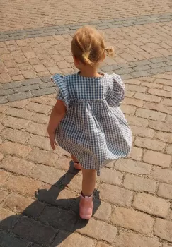 Konges Slojd rochie din bumbac pentru copii mini, evazati imagine