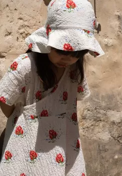 Konges Slojd rochie fete culoarea rosu, mini, evazati imagine