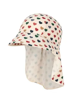 Konges Slojd sapca de baseball pentru copii MANUCA FRILL SUN HAT GRS culoarea bej, modelator, KS102512 imagine