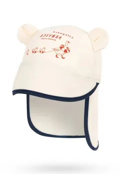 Konges Slojd sapca pentru copii ASTER BEAR SUN HAT GRS imagine