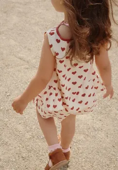 Konges Slojd tricou AVA TOP GOTS culoarea bej, KS103071 imagine