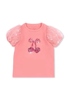 Konges Slojd tricou copii BALLERINA TEE culoarea roz, KS102648 imagine