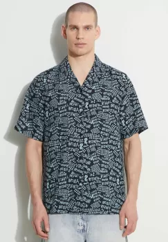 KSUBI camasa heroism ss shirt barbati, culoarea negru, regular, MPS24SH013 imagine