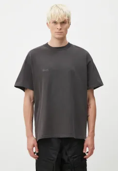 KSUBI tricou din bumbac Hit List Ekcess barbati, culoarea negru, cu imprimeu, MFA24TE017 imagine