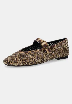 Kurt Geiger London balerini din piele intoarsa Mayfair Ballet Flat culoarea bej, 2656339289 imagine