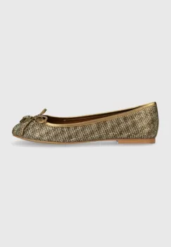 Kurt Geiger London balerini Eagle Ballerina culoarea auriu, 9790640609 imagine