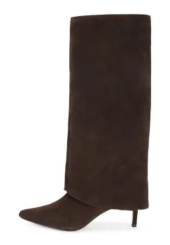 Kurt Geiger London  cizme pentru femei din piele intoarsa Mansion Fold Boot imagine