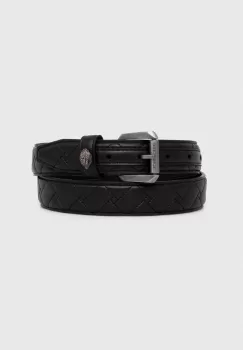 Kurt Geiger London curea de piele femei, culoarea negru imagine