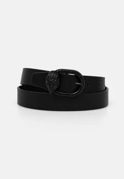 Kurt Geiger London curea de piele femei, culoarea negru, 9693400309 imagine