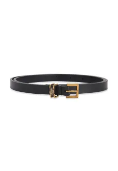 Kurt Geiger London curea de piele Shoreditch culoarea negru, 5412300109 imagine