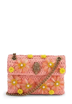 Kurt Geiger London geanta crossbody pentru femei Raffia Mini Kensington imagine