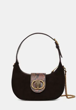 Kurt Geiger London geanta de mana din piele intoarsa CHELSEA culoarea maro, 3601139219 imagine