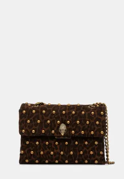 Kurt Geiger London geanta de mana din piele intoarsa KENSINGTON culoarea maro, 5023035289 imagine