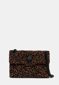 Kurt Geiger London geanta de mana din piele intoarsa MINI KENSINGTON culoarea maro, 5017339289 imagine