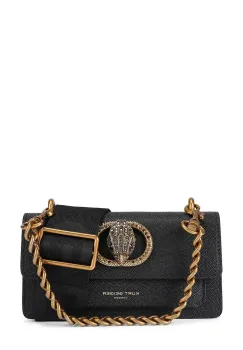 Kurt Geiger London geanta de piele Chelsea culoarea negru, 5266700109 imagine