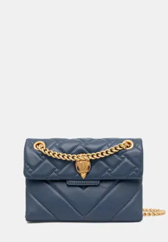 Kurt Geiger London geanta de piele KENSINGTON culoarea albastru marin, 4372889109 imagine
