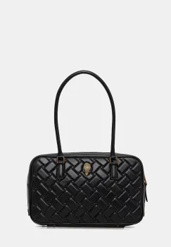 Kurt Geiger London geanta de piele KENSINGTON culoarea negru, 4702000109 imagine