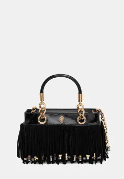 Kurt Geiger London geanta de piele KENSINGTON culoarea negru, 4702700129 imagine
