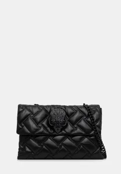 Kurt Geiger London geanta de piele KENSINGTON culoarea negru, 5031500109 imagine