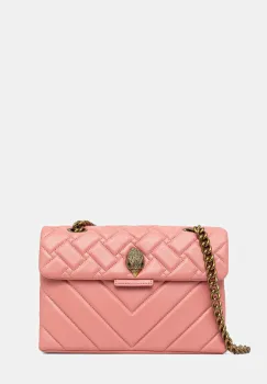 Kurt Geiger London geanta de piele KENSINGTON culoarea portocaliu, 3586257109 imagine