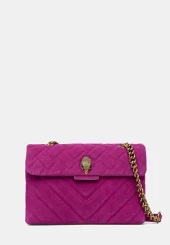 Kurt Geiger London geanta de piele KENSINGTON culoarea roz, 3586252219 imagine