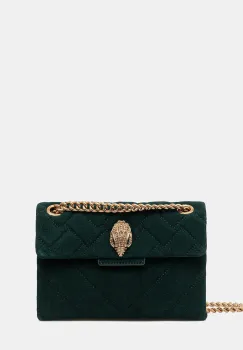 Kurt Geiger London geanta de piele KENSINGTON culoarea verde, 4372871219 imagine