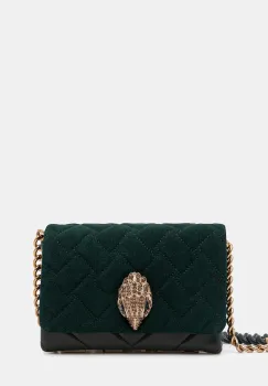 Kurt Geiger London geanta de piele KENSINGTON culoarea verde, 9594571219 imagine