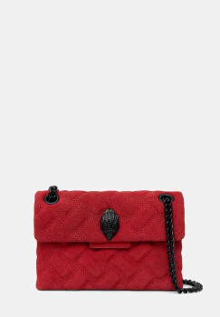 Kurt Geiger London geanta de piele MINI KENSINGTON culoarea rosu, 5017350219 imagine