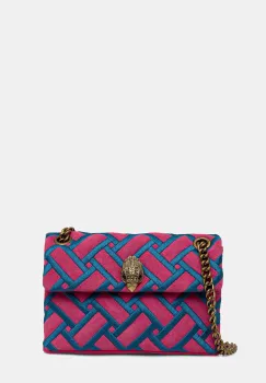 Kurt Geiger London geanta de piele MINI KENSINGTON culoarea roz, 5017657219 imagine