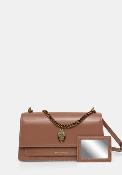 Kurt Geiger London geanta de piele SHOREDITCH culoarea maro, 4998424319 imagine