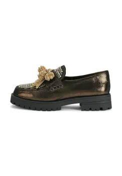 Kurt Geiger London  loafers slip-on pentru femei din piele Bow Crystal Loafer imagine