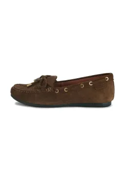 Kurt Geiger London  mocasini pentru femei din piele intoarsa Eagle Moccasin imagine