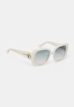 Kurt Geiger London ochelari de soare Evil Eye culoarea bej, 4738941679 imagine