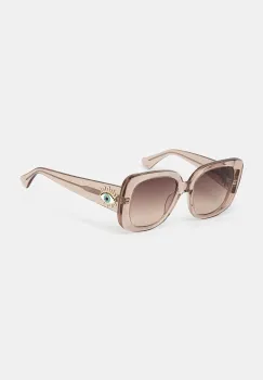 Kurt Geiger London ochelari de soare Evil Eye culoarea maro, 4738939679 imagine