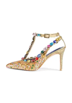 Kurt Geiger London pantofi cu toc Belgravia C T-Bar Court imagine