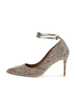 Kurt Geiger London pantofi cu toc Belgravia Jewel culoarea auriu, 4721843609 imagine