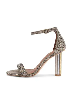 Kurt Geiger London pantofi cu toc Perspex Heel Sandal culoarea auriu, 4726940609 imagine