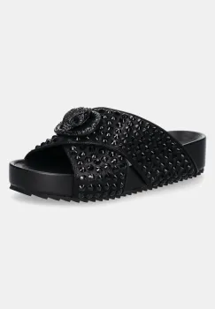 Kurt Geiger London papuci Chelsea Cross Strap Dr femei, culoarea negru, 3973109609 imagine