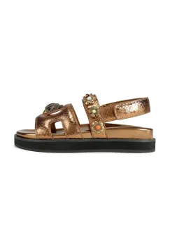Kurt Geiger London papuci pentru femei Eagle Cut Out Flat Sling imagine